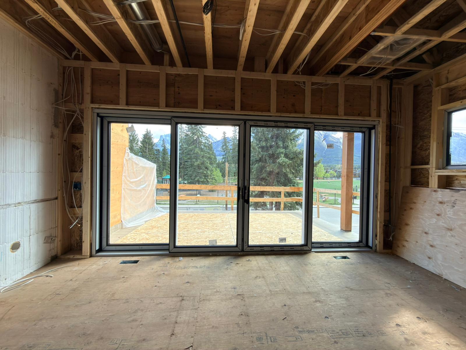 REHAU tilt-and-turn window installed in Calgary acreage build